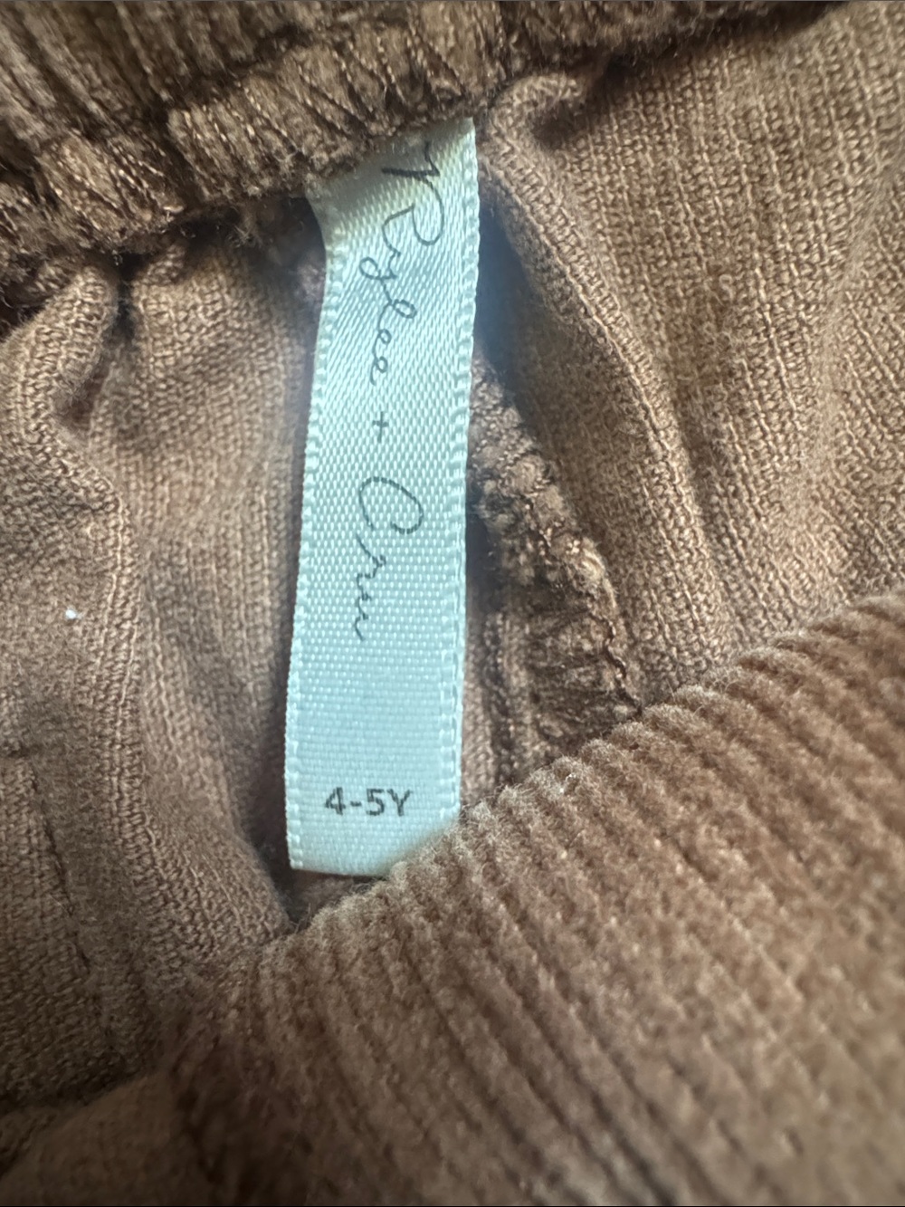Rylee + Cru Kalen Pant in Saddle boy’s size 4-5Y - Picture 7 of 7